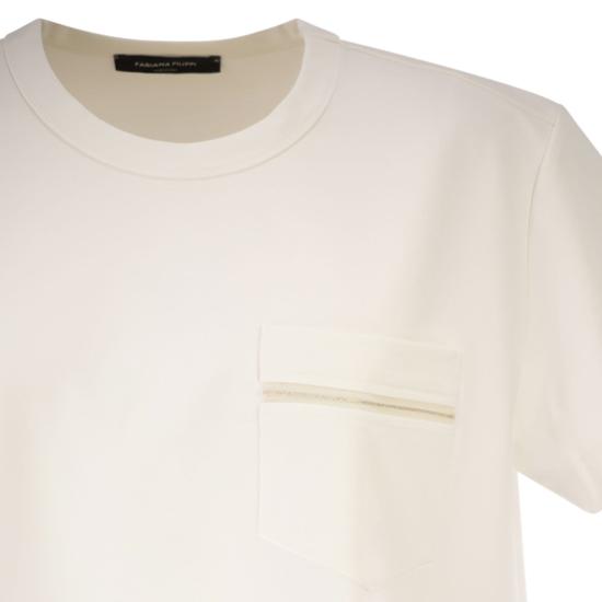 26SS 파비아나 필리피 폴로 티셔츠 JED266F155 WHITE - FABIANA FILIPPI