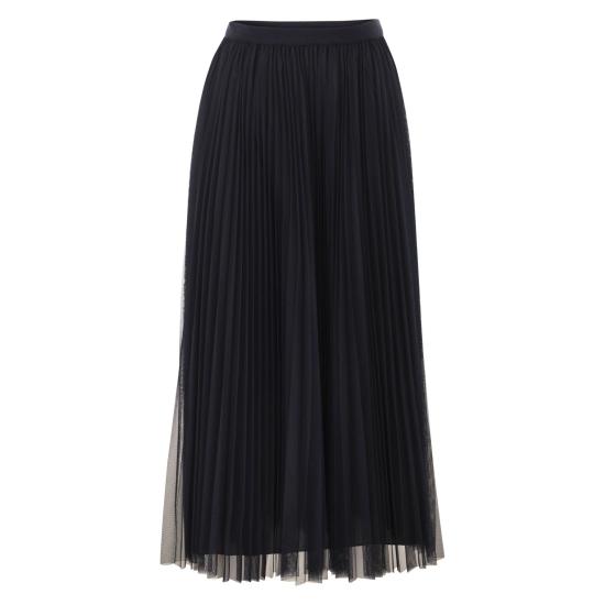 26SS 파비아나 필리피 롱 스커트 GND266F426 NIGHT BLUE