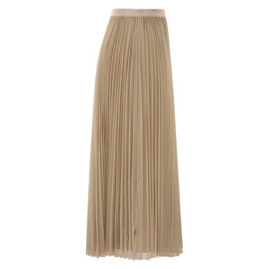 26SS 파비아나 필리피 롱 스커트 GND266F426 BEIGE - FABIANA FILIPPI