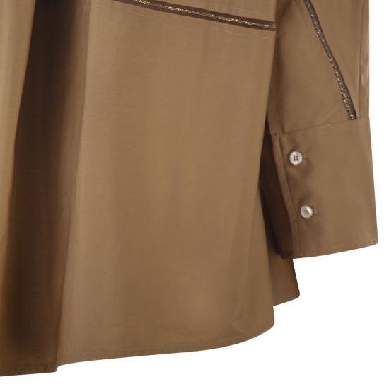 26SS 파비아나 필리피 블라우스/셔츠 CAD266F309 BROWN - FABIANA FILIPPI