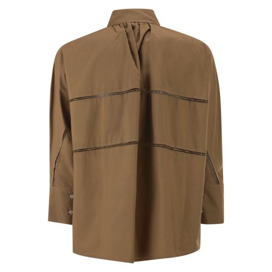 26SS 파비아나 필리피 블라우스/셔츠 CAD266F309 BROWN - FABIANA FILIPPI