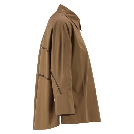 26SS 파비아나 필리피 블라우스/셔츠 CAD266F309 BROWN - FABIANA FILIPPI