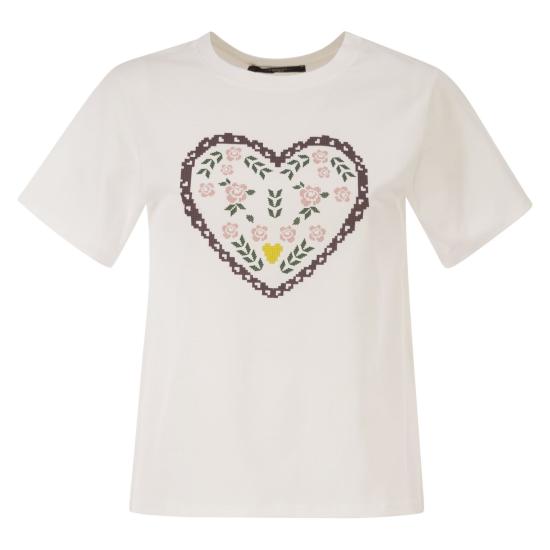 26SS 위켄드막스마라 폴로 티셔츠 2615971051600 WHITE