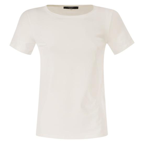 26SS 위켄드막스마라 폴로 티셔츠 2615971021600 WHITE