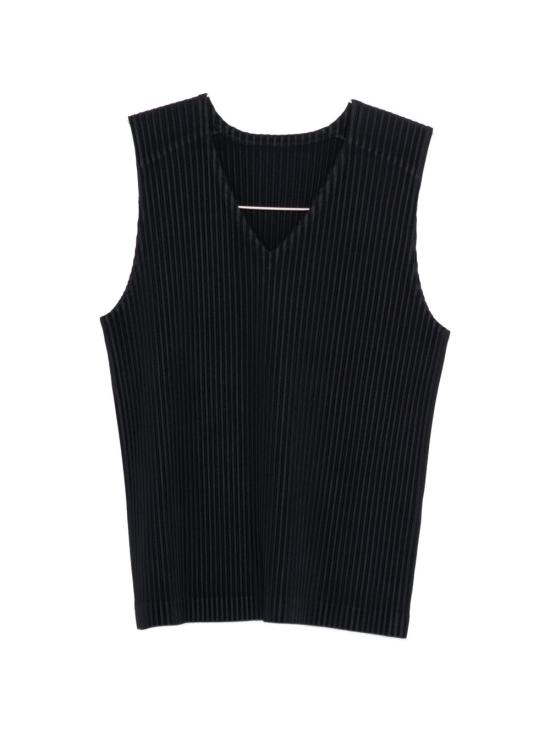 26SS 옴므 플리세 이세이 미야케 민소매 티셔츠 HP66JE510 75 Blue