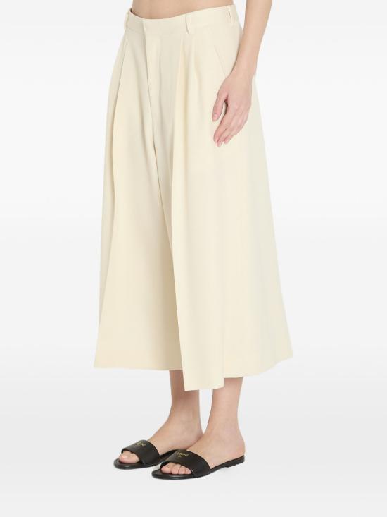 26SS 셀린느 다이애그널 울 몬탁 크롭 트라우저 RP0FP092D 01AV Ivory - CELINE