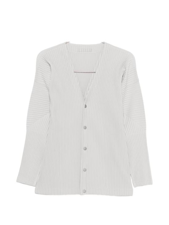 26SS 옴므 플리세 이세이 미야케 가디건 HP66JL541 11 Light Grey