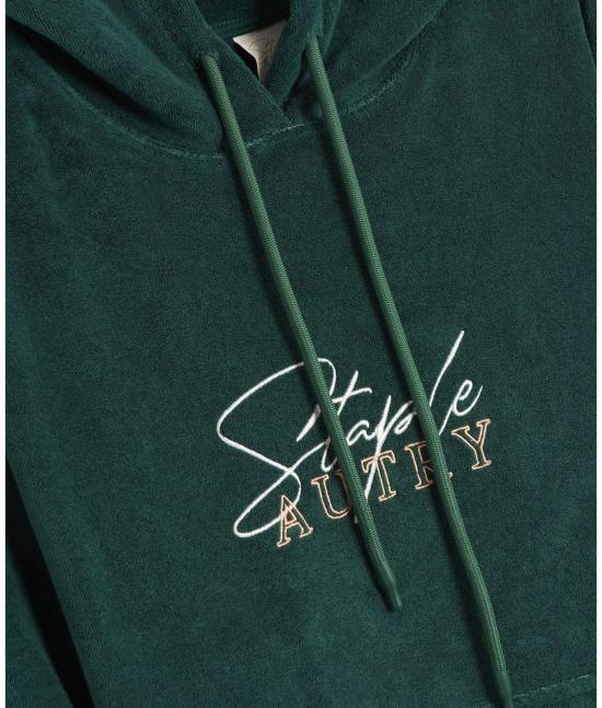 25FW 오트리 후드 티셔츠 A23ISWJU2729 GREEN - AUTRY