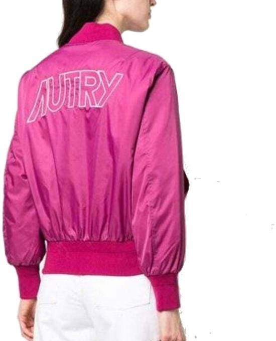 25FW 오트리 봄버 자켓 A23IJAOW465F PINK - AUTRY