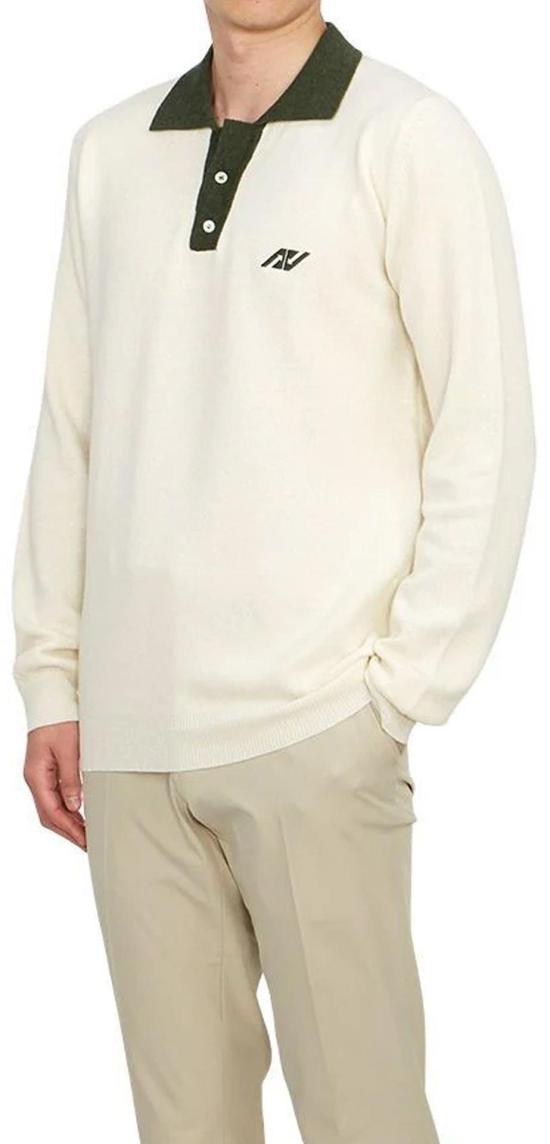 25FW 오트리 폴로 티셔츠 A23IPOSM432W BEIGE - AUTRY
