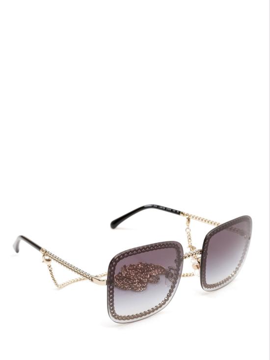26FW 샤넬 선글라스 CH4244 C395S6 GOLD - CHANEL