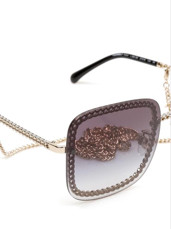26FW 샤넬 선글라스 CH4244 C395S6 GOLD - CHANEL