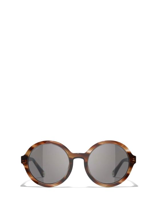 26FW 샤넬 선글라스 CH5522U 1757B1 STRIPED BROWN