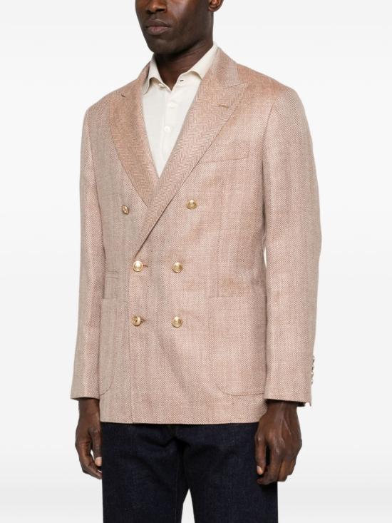 26SS 브루넬로 쿠치넬리 수트 자켓 MZ4077BBDG C068 Orange - BRUNELLO CUCINELLI