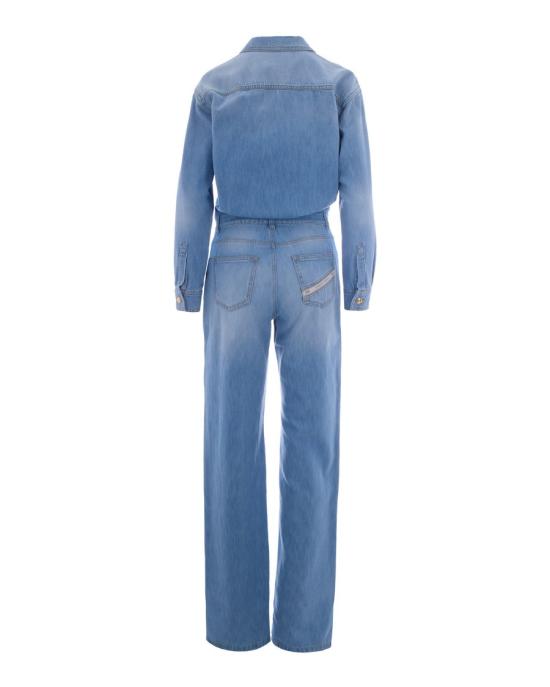 26SS 엘리자베타프랜치 점프수트 8370457 Blue - ELISABETTA FRANCHI