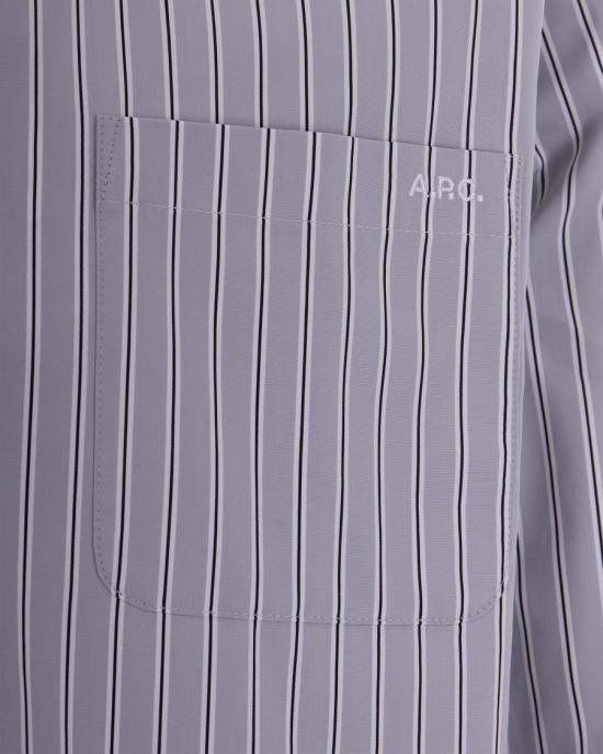 26SS 아페쎄 긴팔 셔츠 34447 Grey - A.P.C.