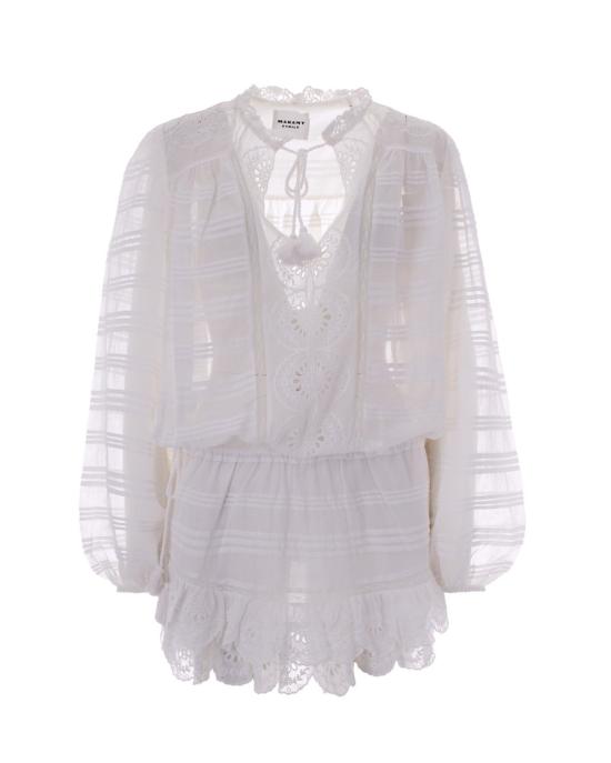 26SS 이자벨마랑에뚜왈 숏 원피스 7231820 White