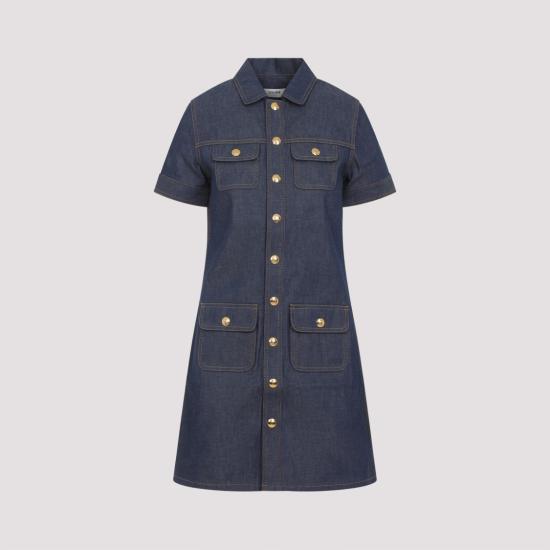 25FW 셀린느 원피스 RR03S0842 Blue - CELINE