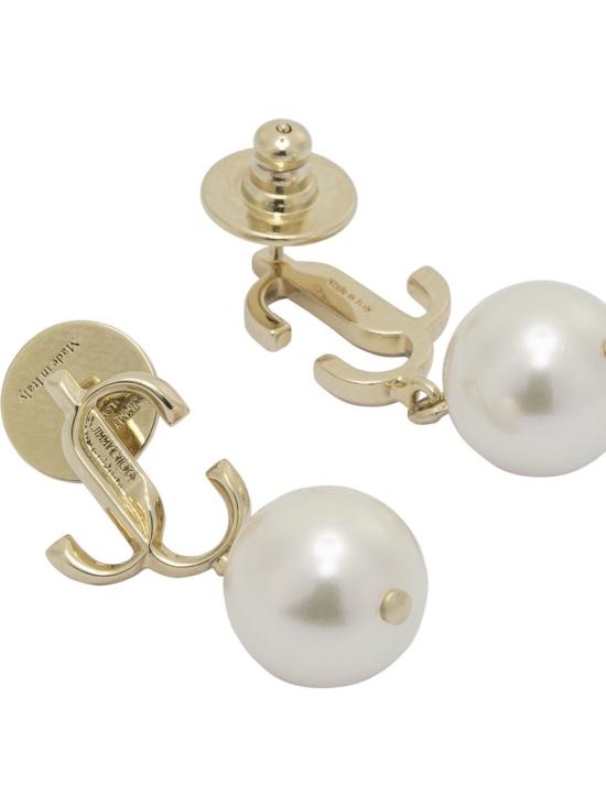 26SS 지미추 주얼리 JC PEARL EARRING - JIMMY CHOO