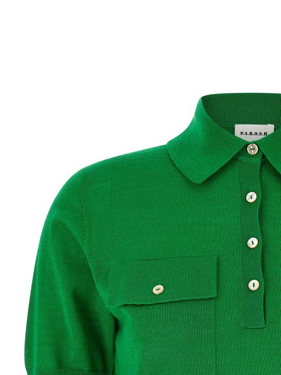 26SS 파로쉬 폴로 티셔츠 D540950LINFA26005 - PAROSH