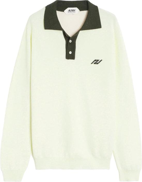 25FW 오트리 폴로 티셔츠 A23IPOSM432W1 GREEN