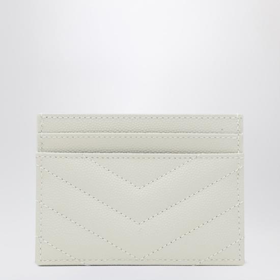 26SS 생로랑 카산드라 마틀라세 카드 케이스 423291BOW01 Beige - SAINT LAURENT