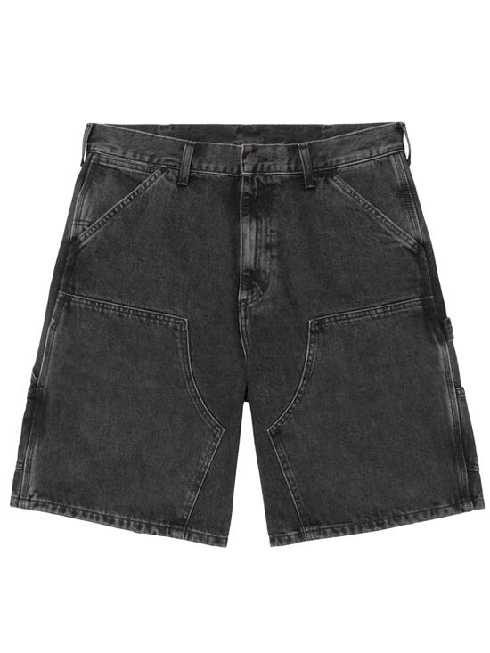 26SS 칼하트 WIP 더블 니 쇼츠 I034867 89 06 Black