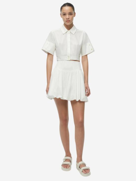  조나단 심카이 블라우스 Jonathan Simkhai 사브리나 탑 화이트 - JONATHAN SIMKHAI