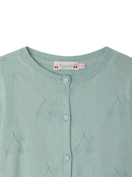 26SS [키즈] 봉쁘앙 가디건 S06GCAK00022 041C Blue - BONPOINT