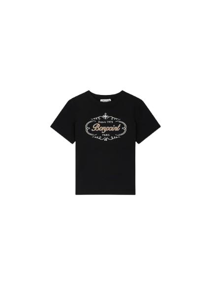 26SS [키즈] 봉쁘앙 티셔츠 S06BTSK00007 199A Black