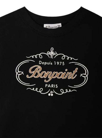 26SS [키즈] 봉쁘앙 티셔츠 S06BTSK00007 199A Black - BONPOINT