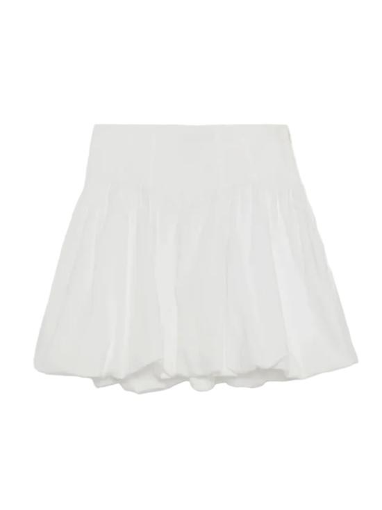  조나단 심카이 숏 스커트 피파 코튼 미니 스커트 화이트