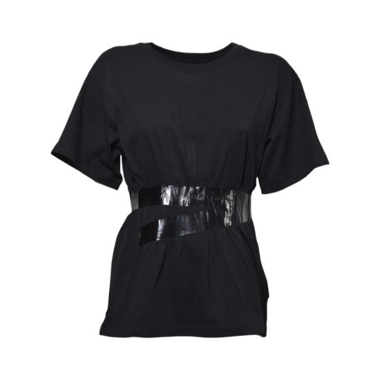 26SS [키즈] MM6 메종마르지엘라 티셔츠 M60981MM02Y M6900 Black