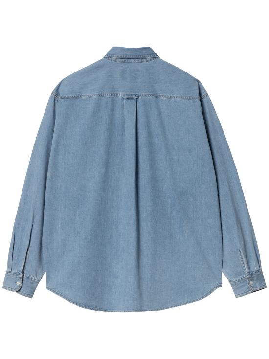 26SS 칼하트 WIP 데님 셔츠 I034525 0135 Blu lavato - CARHARTT WIP