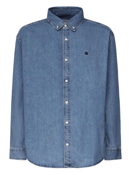 26SS 칼하트 WIP 데님 셔츠 I034525 0135 Blu lavato - CARHARTT WIP