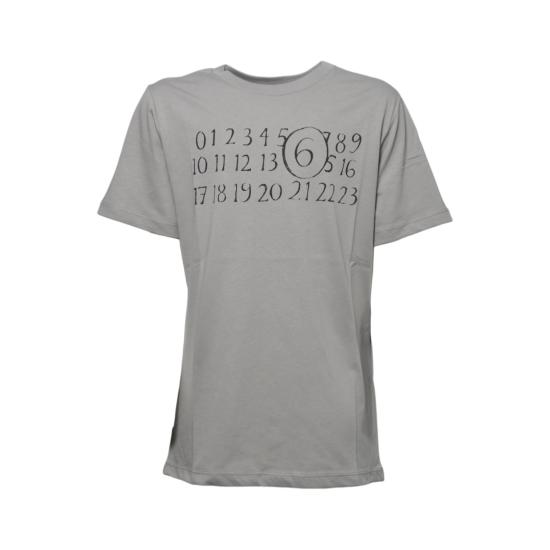 26SS [키즈] MM6 메종마르지엘라 티셔츠 M61020MM02Y M6907 Dove Grey