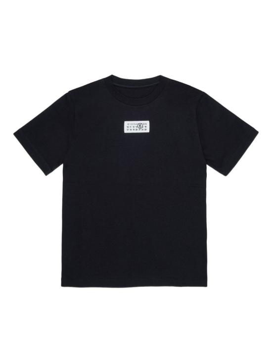 26SS [키즈] MM6 메종마르지엘라 티셔츠 M61022MM04I M6900 Black