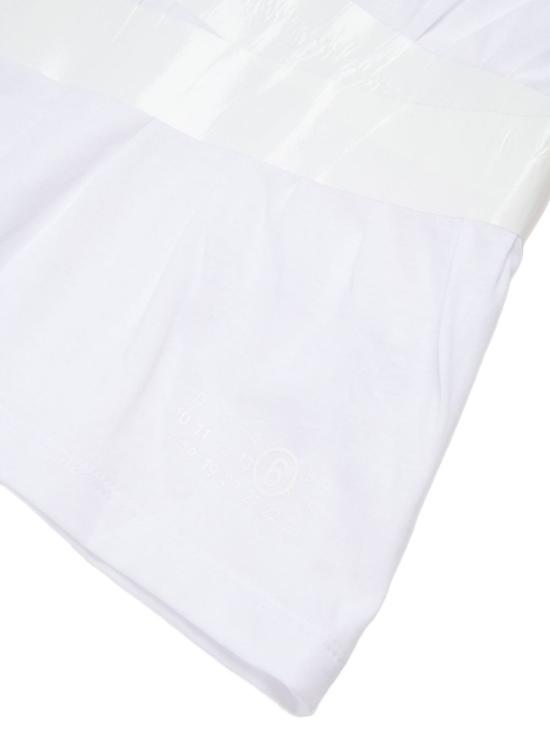 26SS [키즈] MM6 메종마르지엘라 티셔츠 M60981MM02Y M6100 White - MM6 MAISON MARGIELA