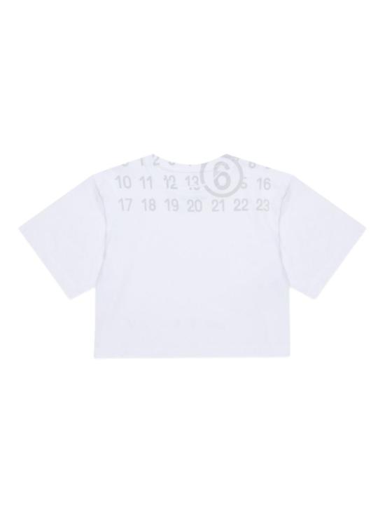 26SS [키즈] MM6 메종마르지엘라 티셔츠 M61017MM02Y M6100 White