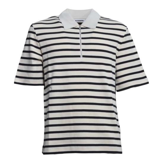 26SS 질샌더 폴로 티셔츠 J47GL0104J46497 080 Blu panna