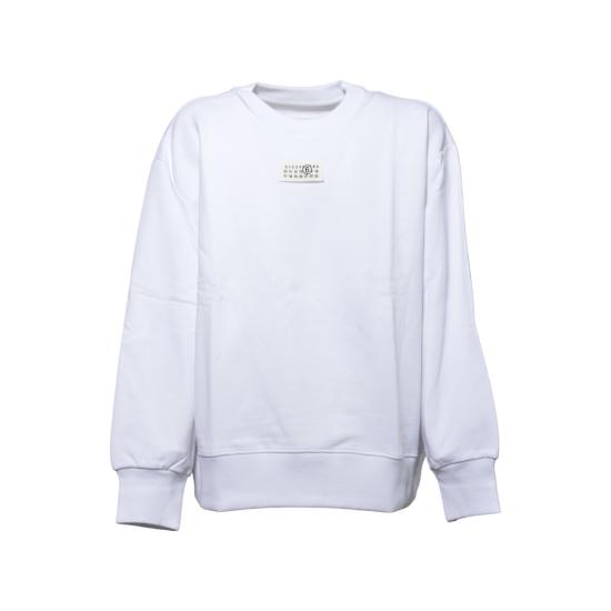 26SS [키즈] MM6 메종마르지엘라 트레이닝 상의 M61011MM04H M6100 White