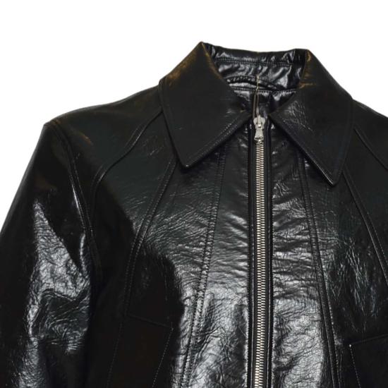 26SS 세퍼 가죽 자켓 MSS25DUKEFAU BLACK Black - SEFR