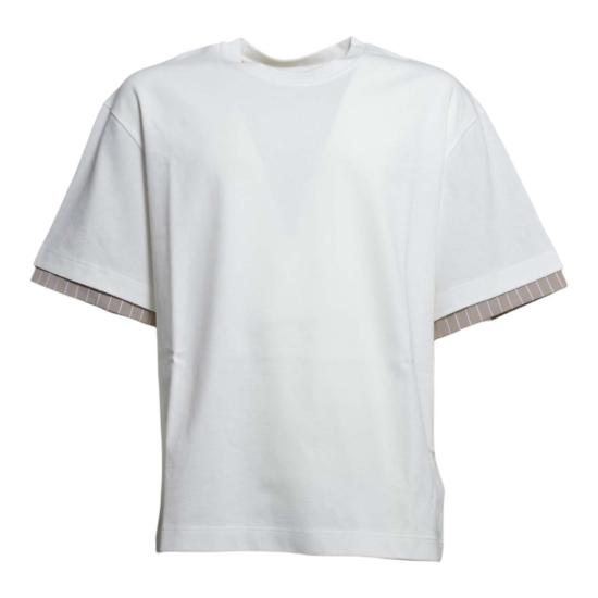 26SS 질샌더 반팔 티셔츠 J22GC0234J20256 100 Bianco