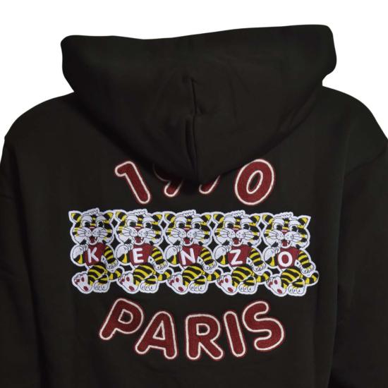 26SS 겐조 긴팔 티셔츠 FG55HO2044MJ 99J Black - KENZO