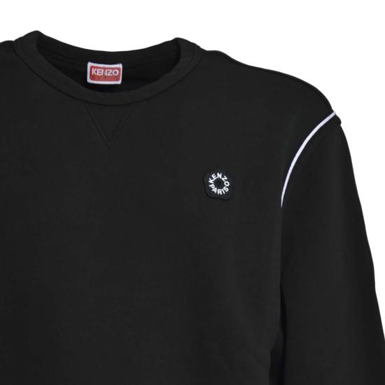 26SS 겐조 긴팔 티셔츠 FG55SW5074MJ 99J Black - KENZO