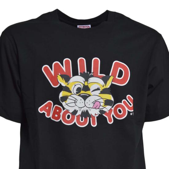 26SS 겐조 반팔 티셔츠 FG55TS2064SG 99J Black - KENZO