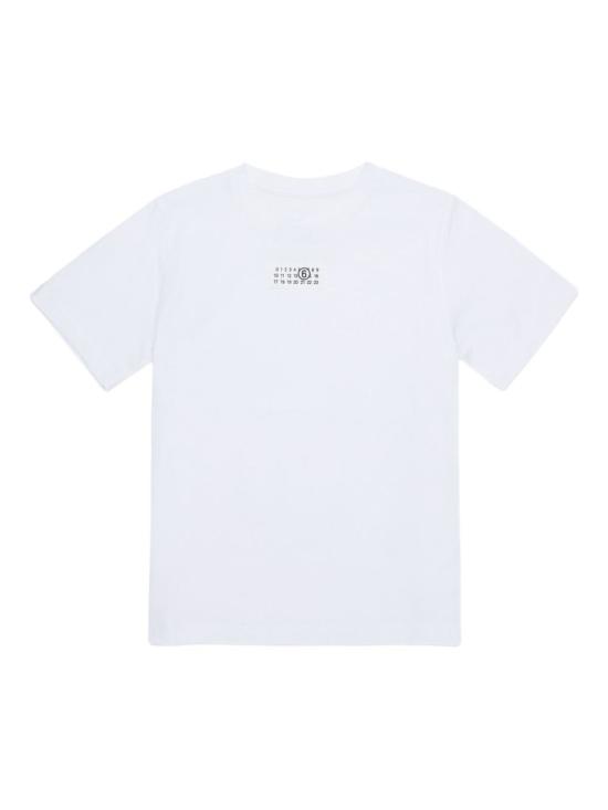 26SS [키즈] MM6 메종마르지엘라 티셔츠 M61022MM04I M6100 White