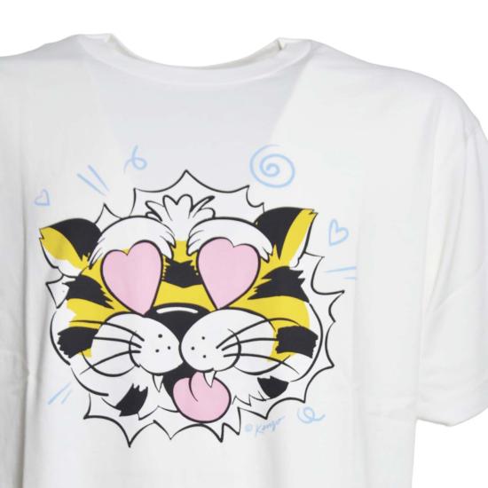 26SS 겐조 반팔 티셔츠 FG55TS4034SG 02 Cream - KENZO