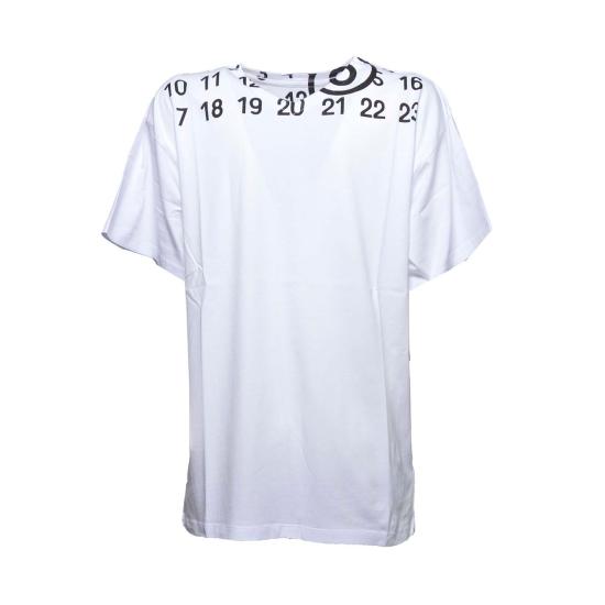 26SS [키즈] MM6 메종마르지엘라 티셔츠 M60986MM02Y M6100 White - MM6 MAISON MARGIELA