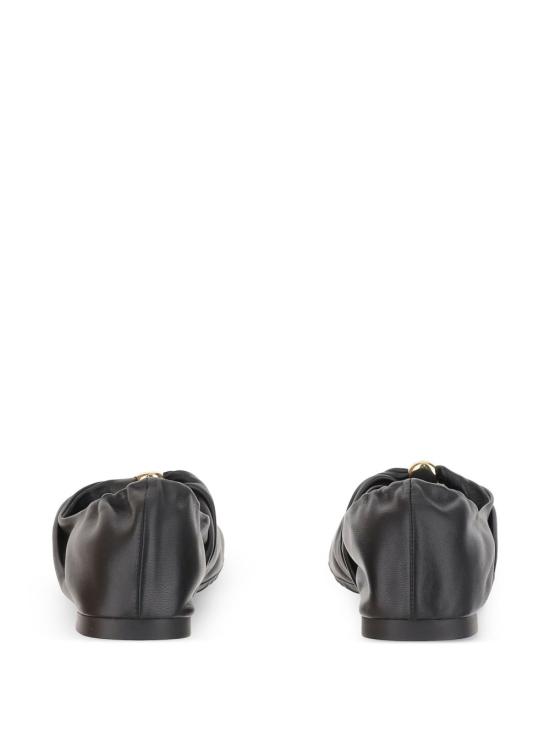 26SS 로에베 나파 램스킨 페블 소프트 발레리나 L815466 X461100 Black - LOEWE